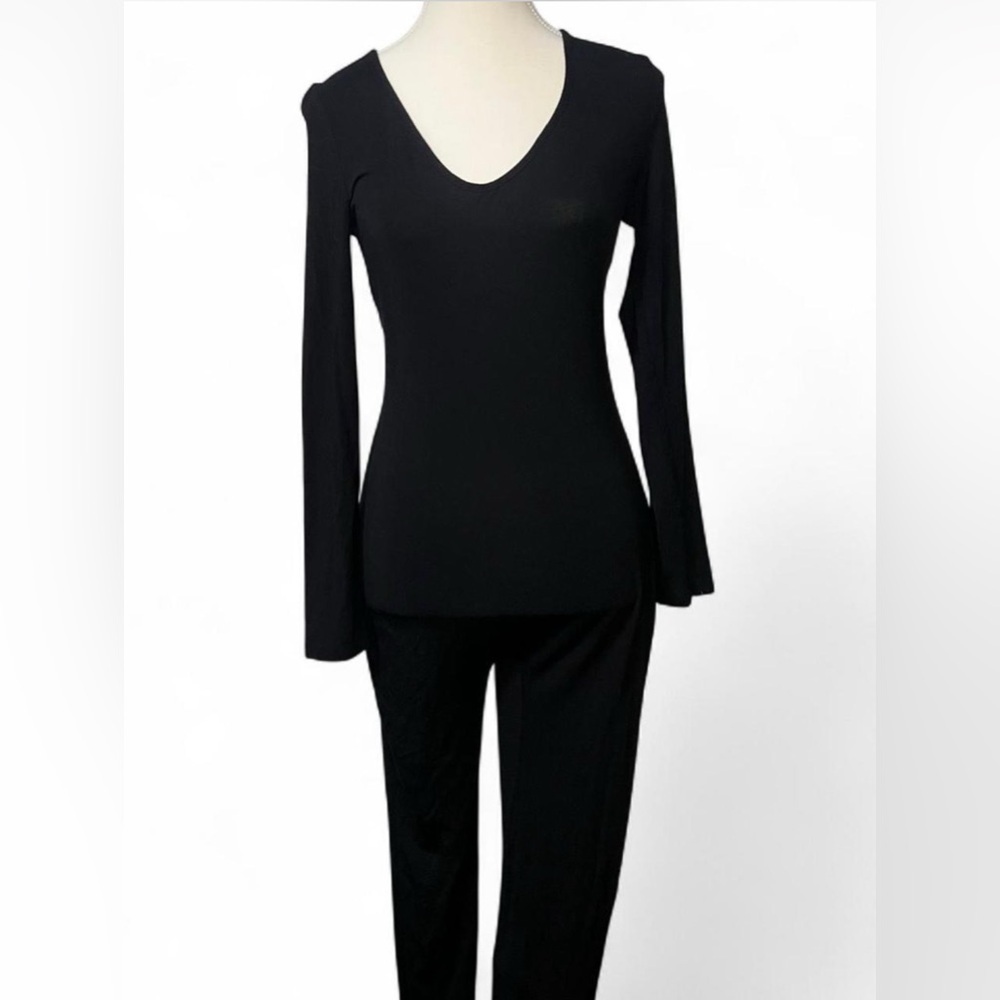 SHEIN Black Long Sleeve Bodycon Jumpsuit One Piece Catsuit‎ Loungewear Medium - Picture 4 of 7